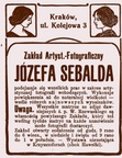 Józefa Czecha Kalendarz Krakowski na rok 1908. [R. 77]