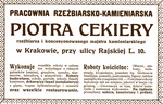 Pracownia rzezbiarsko-kamieniarska P. Cekiery