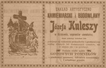 Zaklad kamieniarsko-budowlany J. Kuleszy