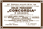 Zaklad pogrzebowy “Concordia” J. K. Pekulskiego