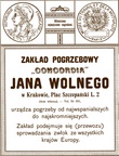 Zaklad pogrzebowy “Concordia” J. Wolnego