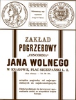 Zaklad pogrzebowy “Concordia” J. Wolnego